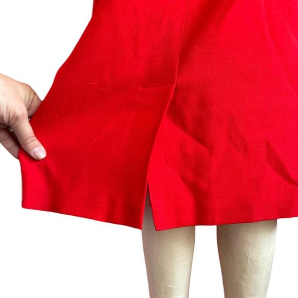 Vintage Evan-Picone Petites Skirt Womens Size 12 Red Wool Pencil NWT - Picture 8 of 8